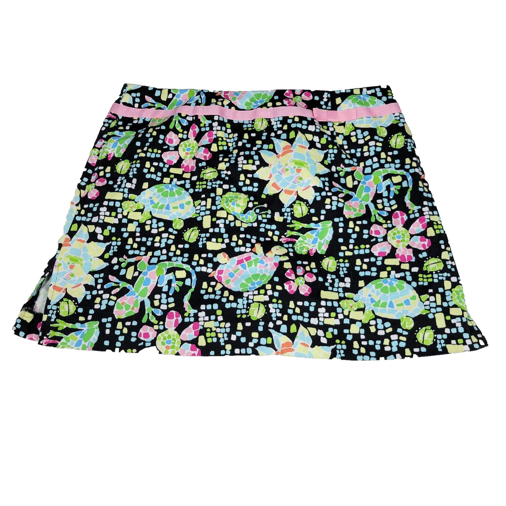 Bamboo Traders Skirt Womens Tropical Flowers Shorts Interior Cooling Mini y2k